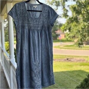 Max Studio Vintage Mexican Style Cotton Dress